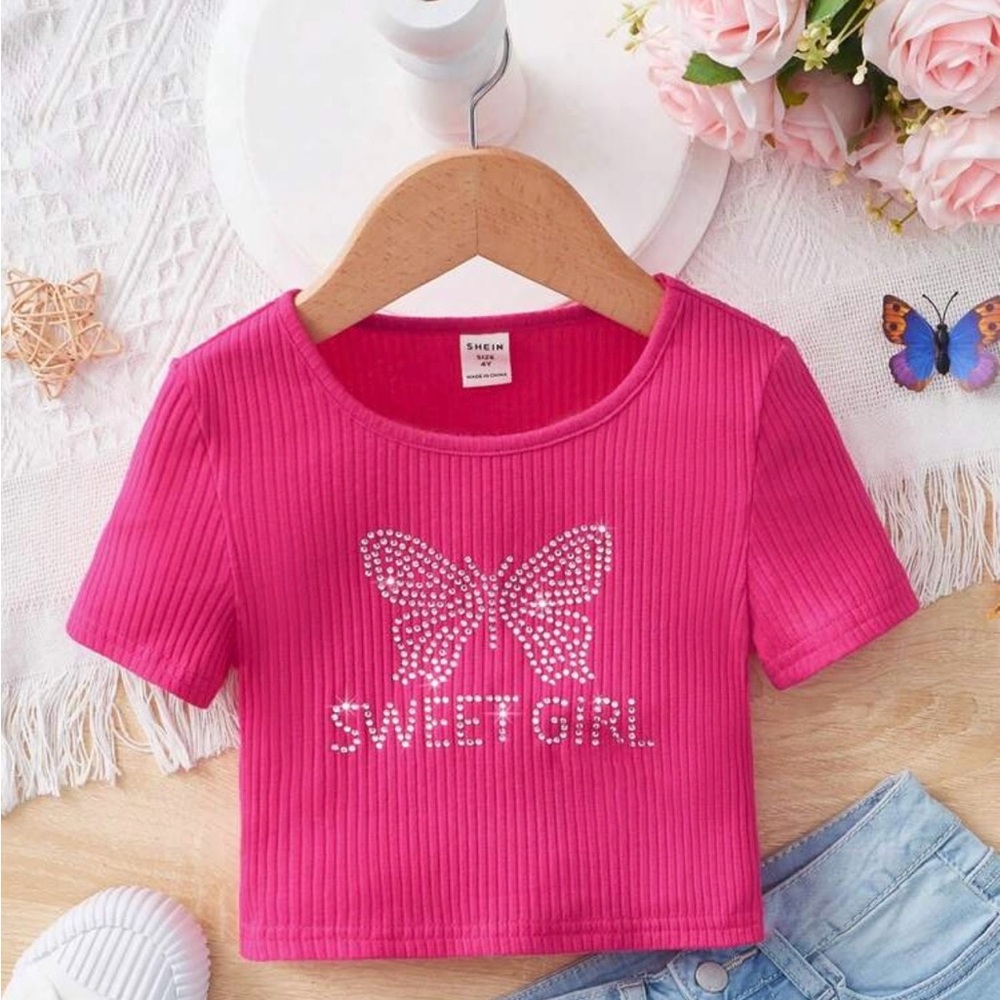Pink Kids Top